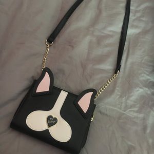 BETSEY JOHNSON PUPPY CROSSBODY BAG